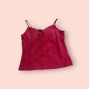 Zara Burgundy Camisole Top